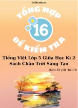 Tổng hợp 16 Đề kiểm tra giữa kì 2 Tiếng Việt 5 Chân Trời Sáng Tạo 2024-2025 - Có đáp án chi tiết